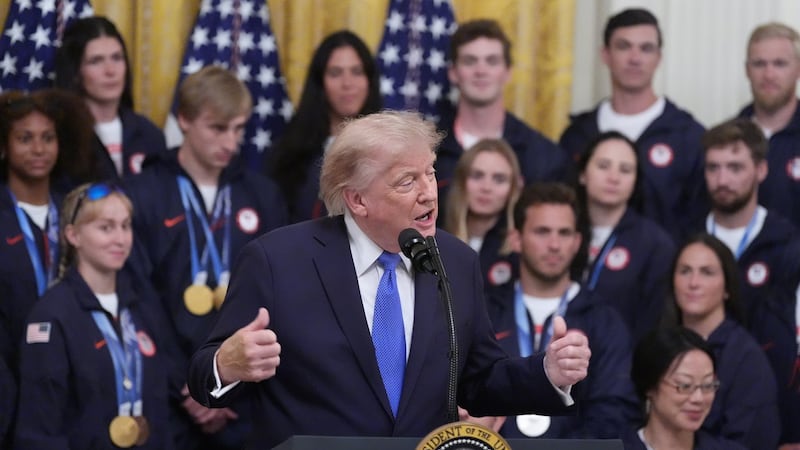 Trump celebrates U.S. Winter Olympians and Paralympians at the White House