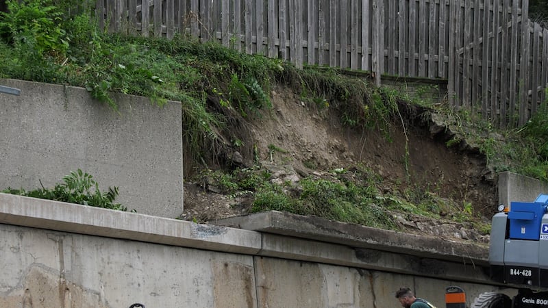 Concrete wall in Cambridge collapses following severe summer storm
