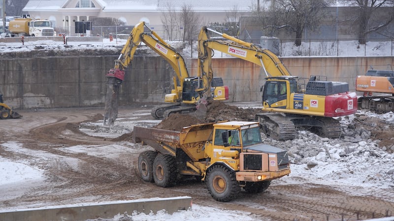 Demolition of Frederick Street Bridge in Kitchener