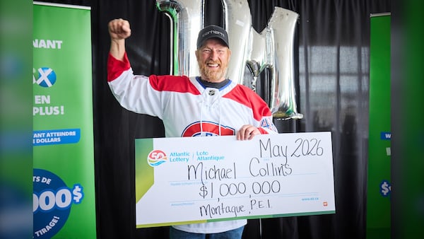 ‘It’s quite the feeling’: P.E.I. man wins $1M Lotto Max prize