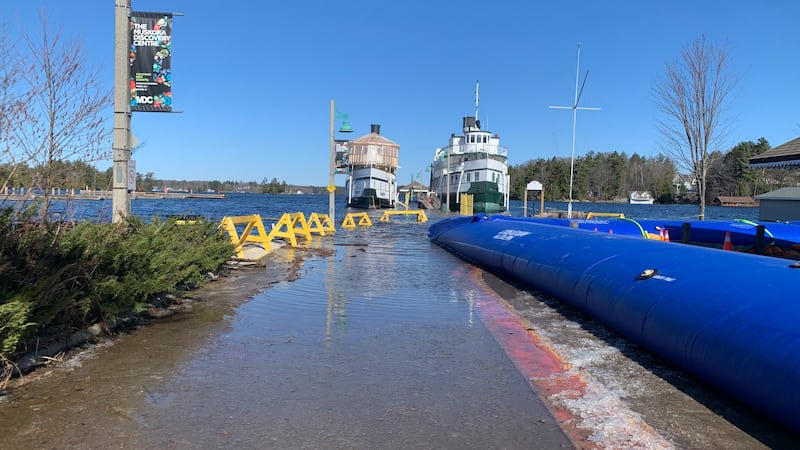 Muskoka District is keeping a wary eye on the rising water