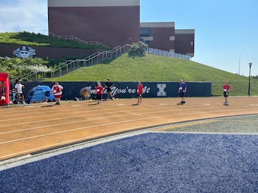 Athletes are seen competing in the 2026 Special Olympics Nova Scotia's Provincial Summer Games at St. Francis Xavier University. (Trent McGrath/CTV Atlantic)