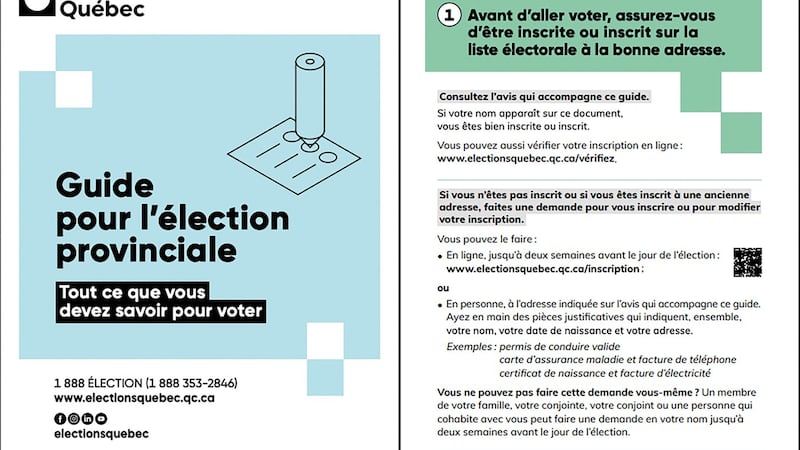 Judge orders Elections Quebec to send bilingual voter cards