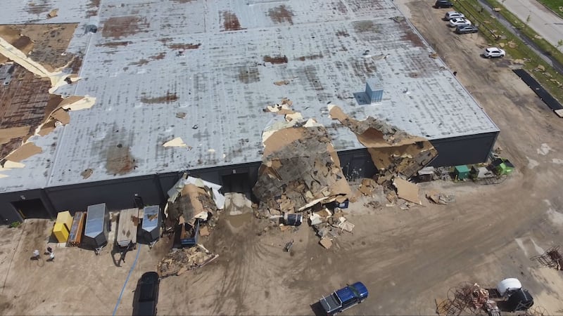 Suspected tornado rips roof off Manitoba industrial building, leaving a $30 million path of destruction
