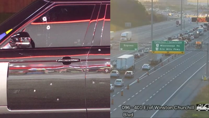 Shooting on Hwy. 401 closes eastbound collector lanes in Mississauga