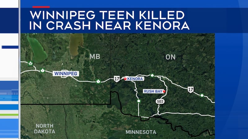 Winnipeg teen killed in crash near Kenora