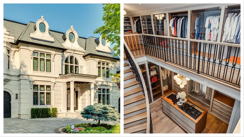 Toronto mansion hits the market for $10.9 million. Its closet is bigger than some apartments.