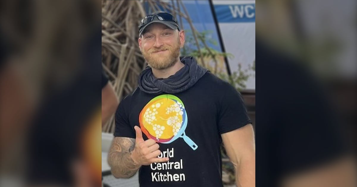 Jacob Flickinger is shown in this undated handout photo. THE CANADIAN PRESS/Handout-World Central Kitchen