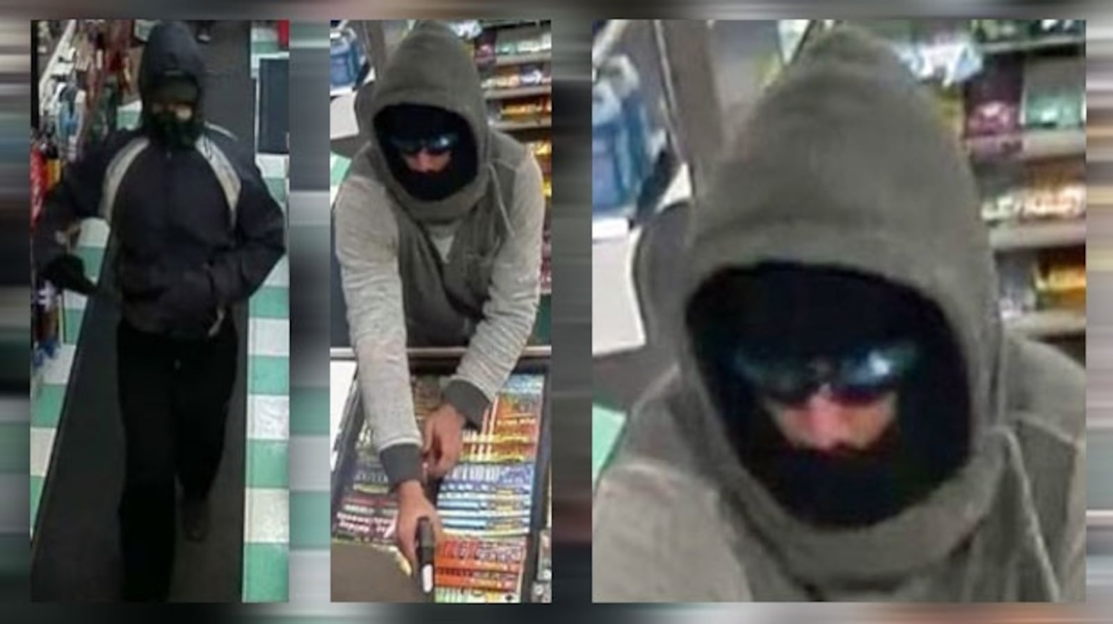 Police release surveillance photos of armed convenience store robbery ...