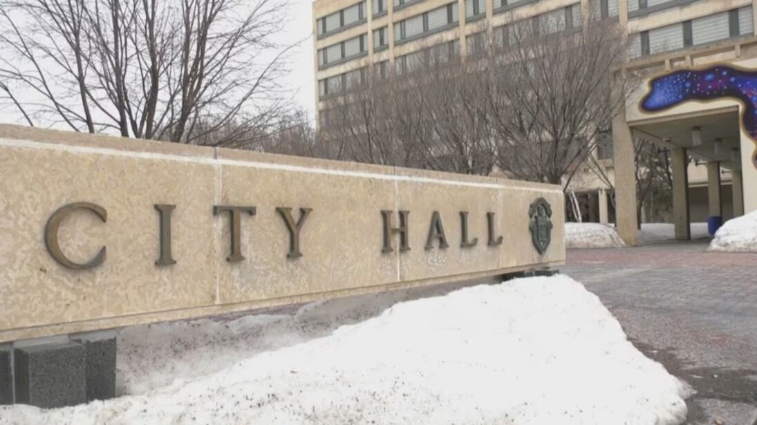 Winnipeg City Hall is pictured in December 2024. (File Image)