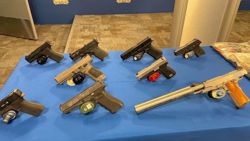 77 charges laid after 21 handguns seized from Winnipeg apartment