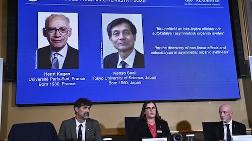 Henri B. Kagan and Kenso Soai win Nobel Prize in chemistry