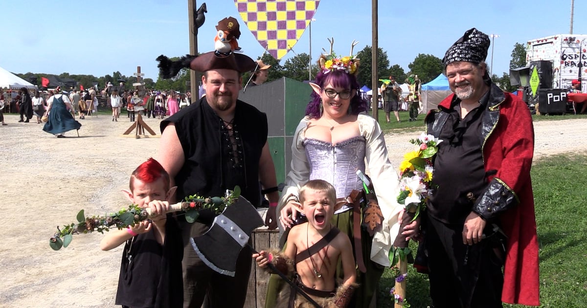 Thousands of people escape reality at the Oxford Renaissance Festival