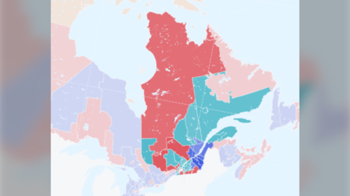 Here’s how Quebec’s 78 seats went on 2025 election day