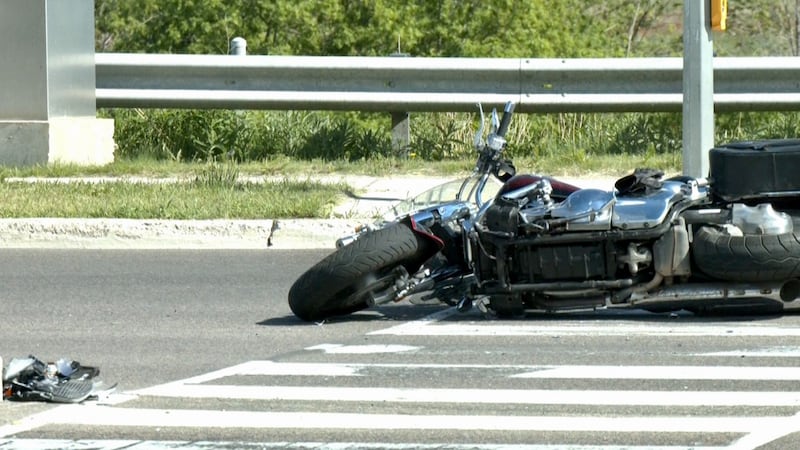 Motorcycle involved in Harvie Road collision in Barrie