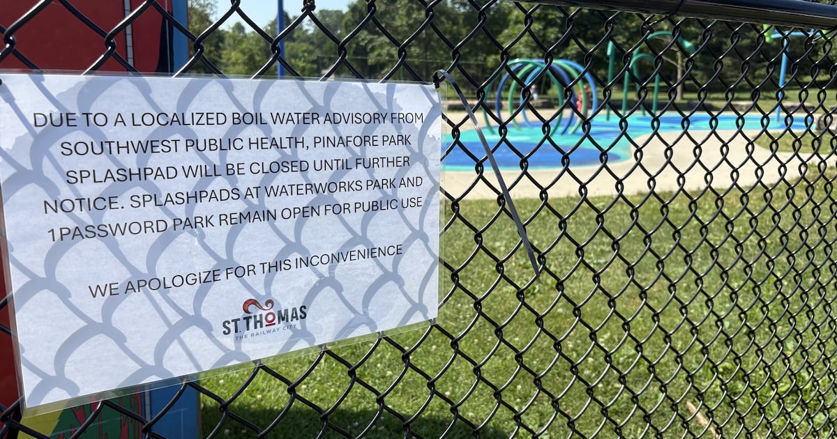 St. Thomas under Boil Water Advisory