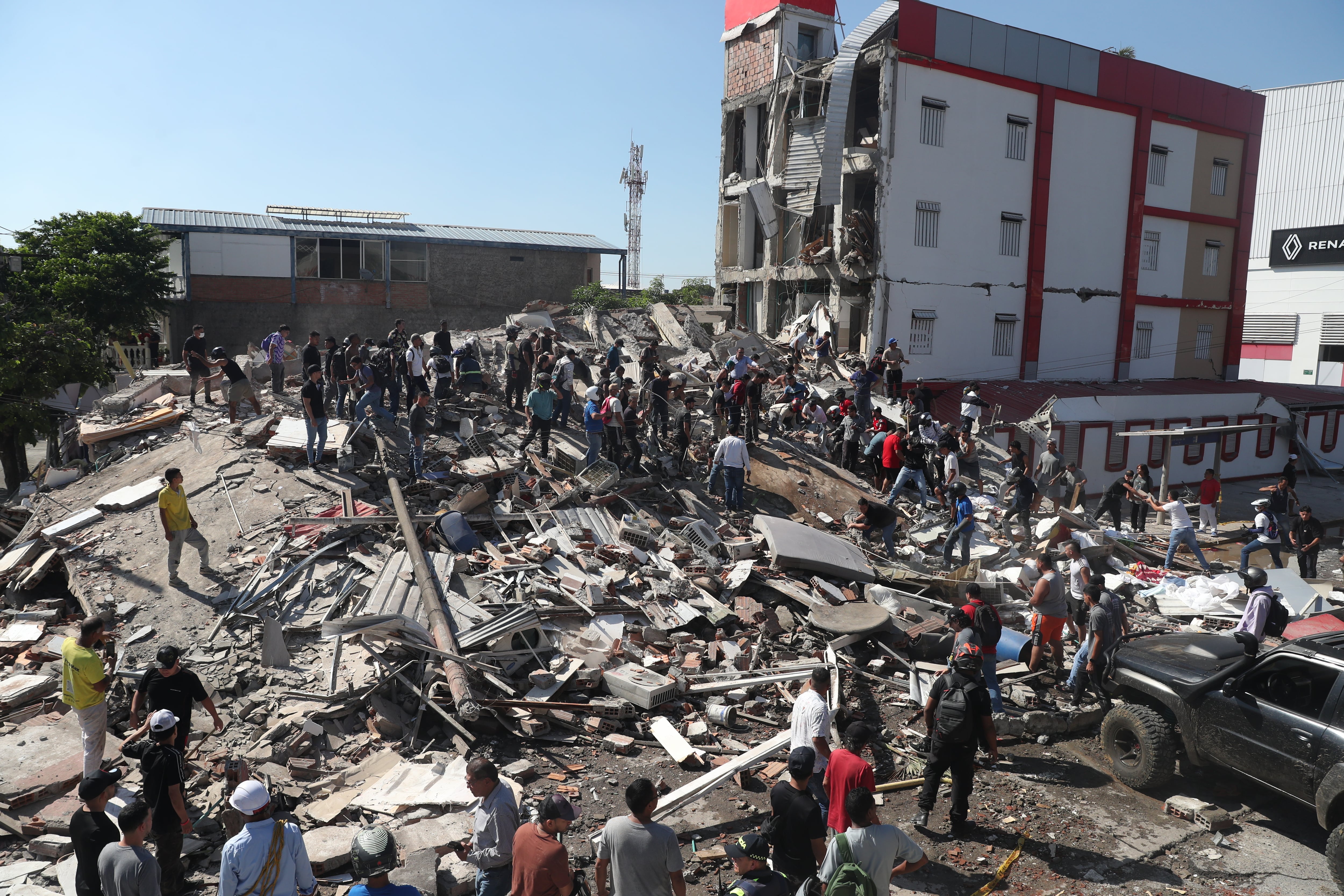 Magnitude-7.4 quake hits western Colombia, collapsing buildings and killing at least 79 people