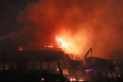 Queen of Sidney ferry fire
