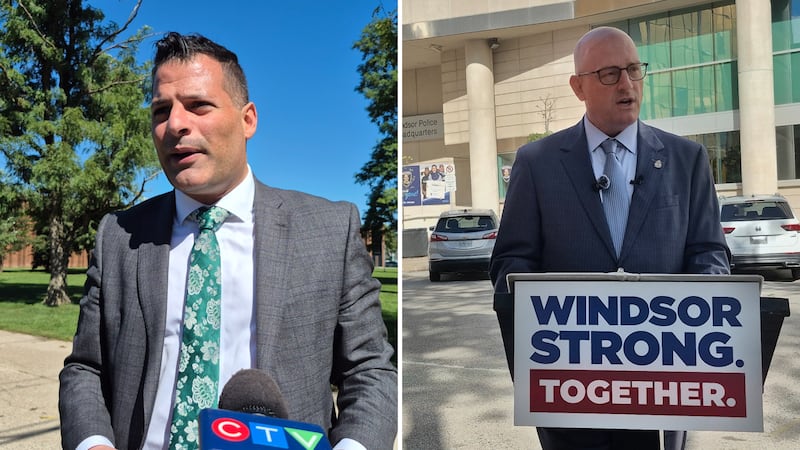 Dilkens vows to use strong mayor powers to block fourplex changes if re-elected; Francis calls it ‘fear mongering’