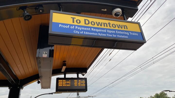 Pedestrian hit by LRT train in downtown Edmonton