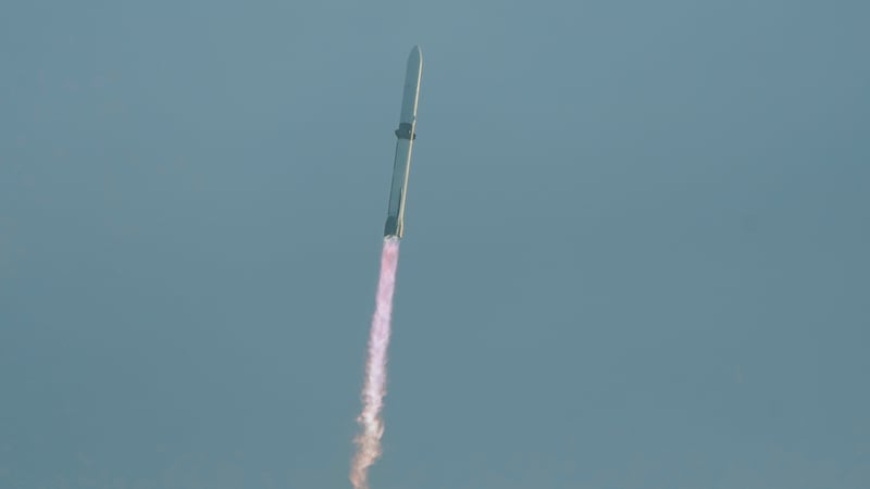 Blue Origin launches rocket with used booster for first time