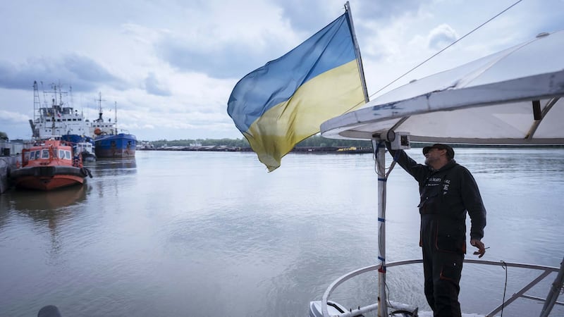 Russian drone damages infrastructure, vessel at Ukraine’s largest Danube port