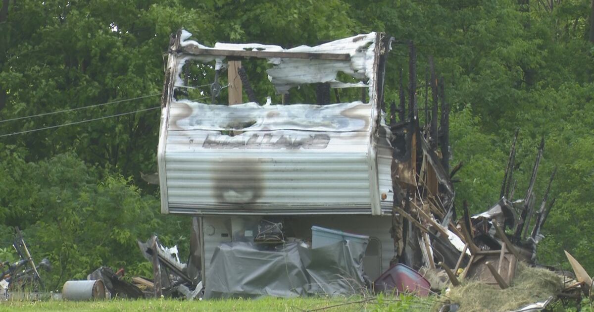 Trailer House Exploding Fatal house trailer fire on Six Nations