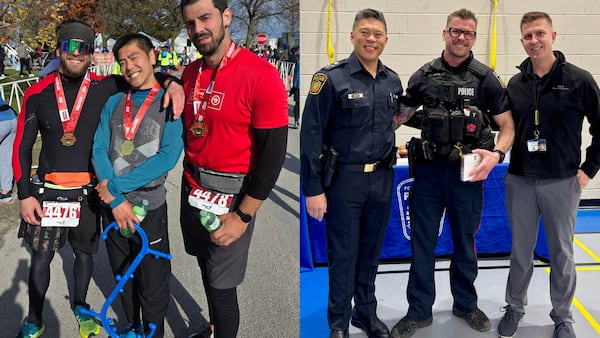 Why this Peel police officer is running a marathon in Mississauga in full uniform