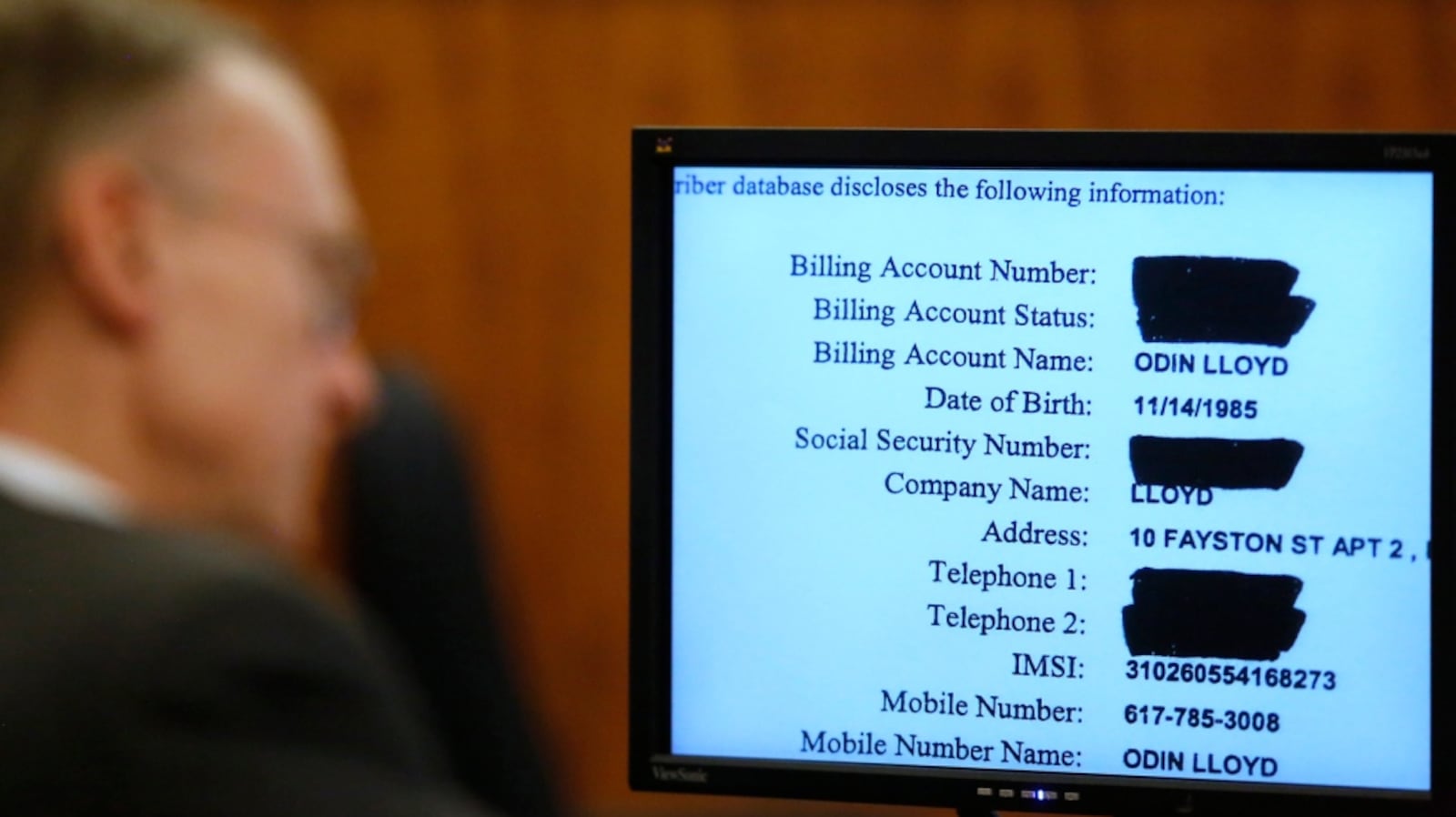 Prosecutors say Odin Lloyd's phone 'pinged' on route taken by Aaron ...