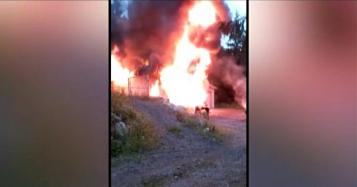 North Maple Ridge Fire Man suffers smoke inhalation as classic cars burn in Maple Ridge fire