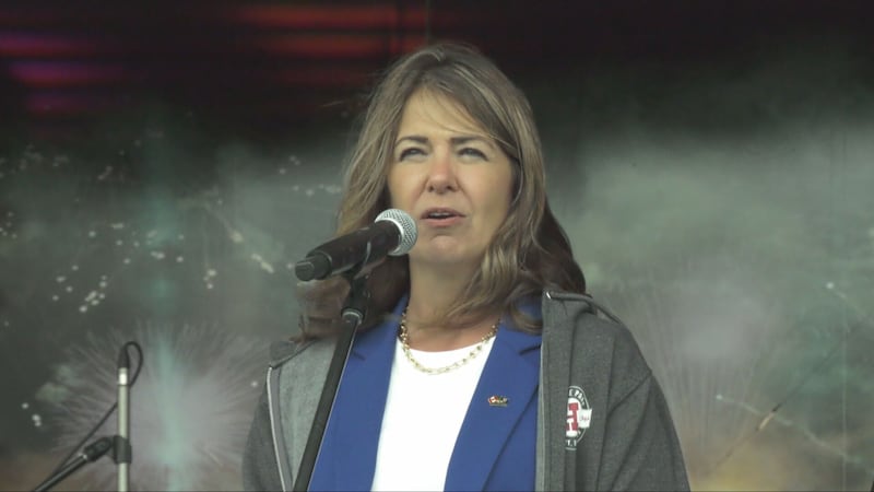 As referendum nears, Danielle Smith celebrates Alberta cultural diversity at Calgary’s Heritage Park