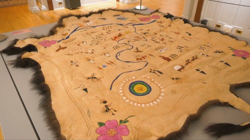 Lougheed House is showcasing the work of 14 local artists through an exhibit called 'Mapping History: The Calgary Atlas Project.'