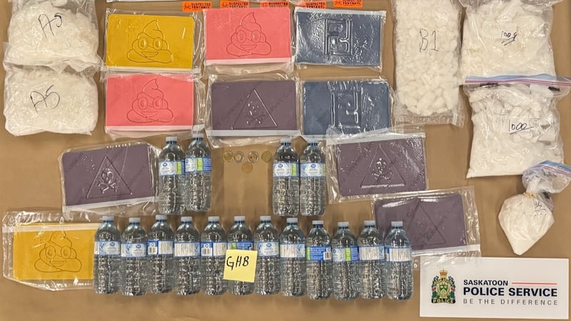 Edmonton, Winnipeg men charged after major drug seizure in Saskatoon