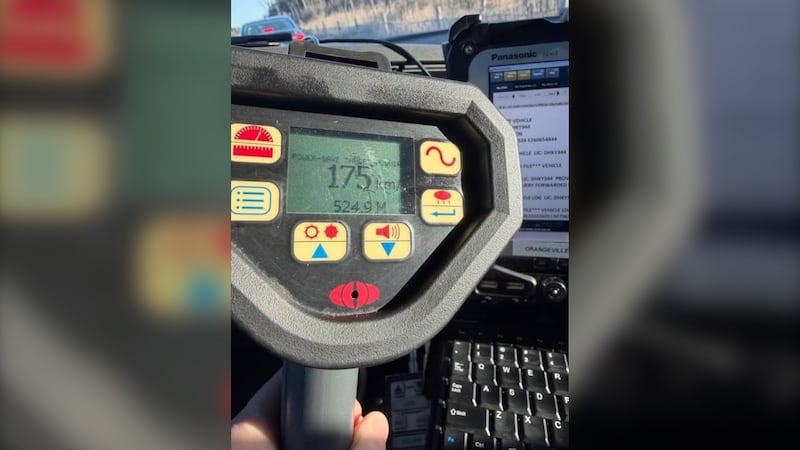 Driver charged after travelling 175 km/h in 80 zone on Highway 10