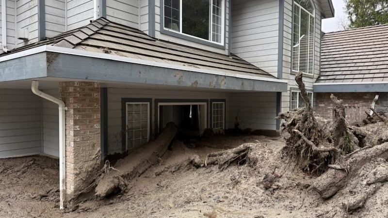 ‘It wasn’t our mud’: Elderly couple still out of their home a month after Coquitlam mudslide