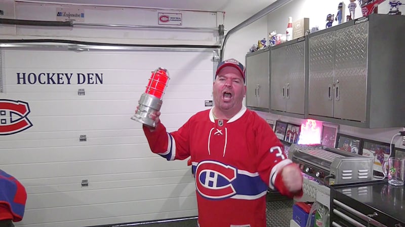 Montreal Canadiens superfan in Greater Sudbury turns his garage into a Habs shrine
