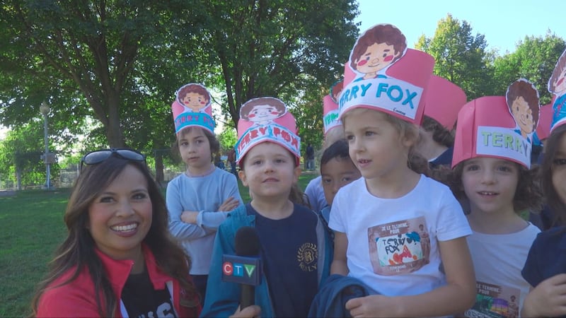 Roslyn Elementary School pay tribute to one of their own while raising funds for Terry Fox Foundation