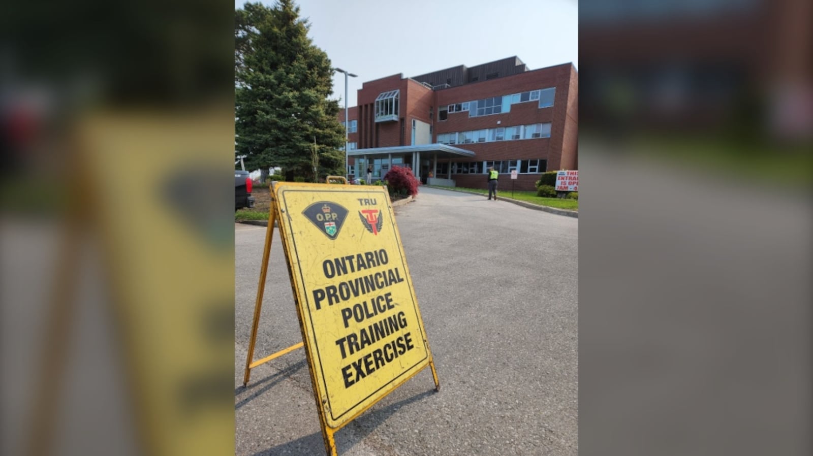 Police training exercises in Goderich