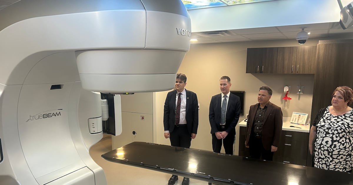 New Radiation Treatment machine at Windsor Regional Hospital