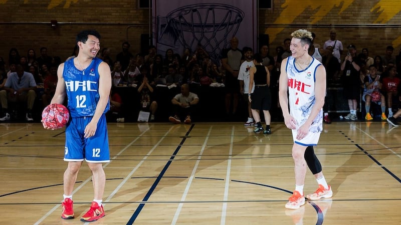 Simu Liu and Jeremy Lin are bringing hoops and hope to this Canadian city