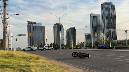 Motorcyclist in his 30s in hospital following Mississauga crash