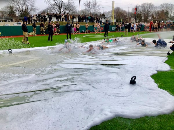 St. Clair College supports Special Olympics with slip n’ slide party