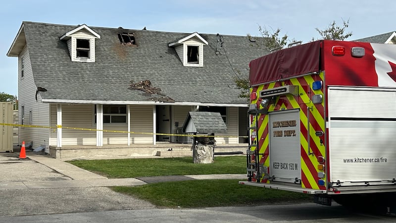 Fire causes extensive damage to Kitchener home under renovation