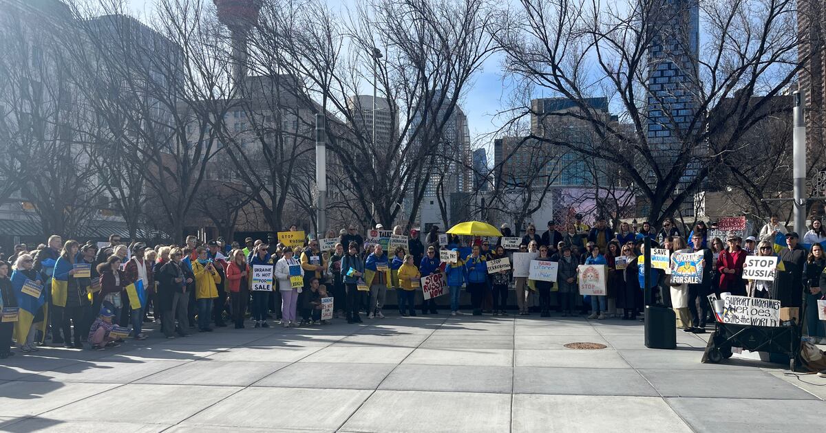 Verbal Rally Calgary Ukrainian community holds emergency rally following verbal ...