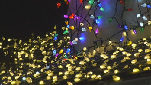 Edmonton home coated with Christmas lights in the Castledowns area on Dec. 2, 2025. (Dave Mitchell/CTV News Edmonton)