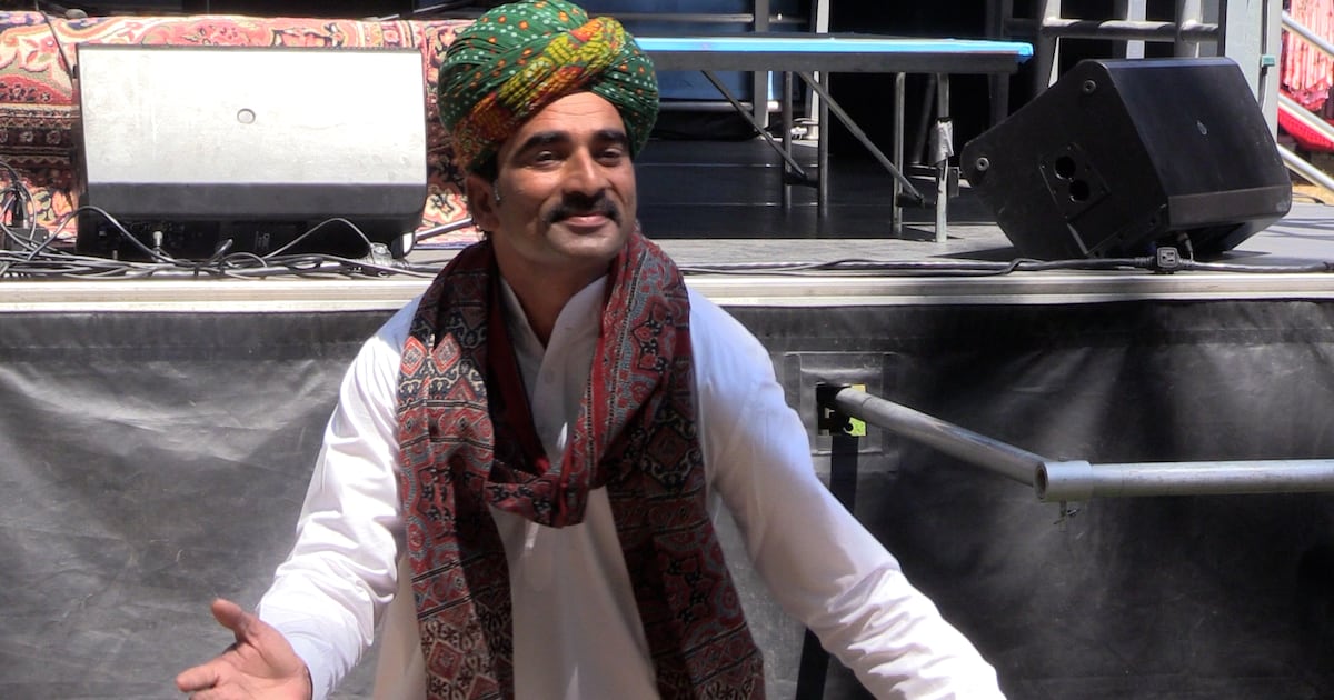 Entertaining Indian folk trio barely clears hurdles in time to travel 34 hours to Sunfest