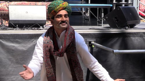 Entertaining Indian folk trio barely clears hurdles in time to travel 34 hours to Sunfest