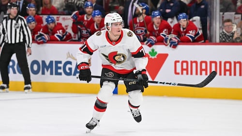 Sens’ Ridly Greig suspended 2 regular season games for roughing Carolina’s Walker