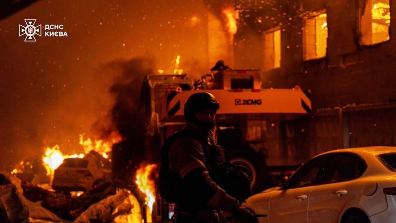 Russian attacks kill 4 across Ukraine, striking Kyiv for second straight day