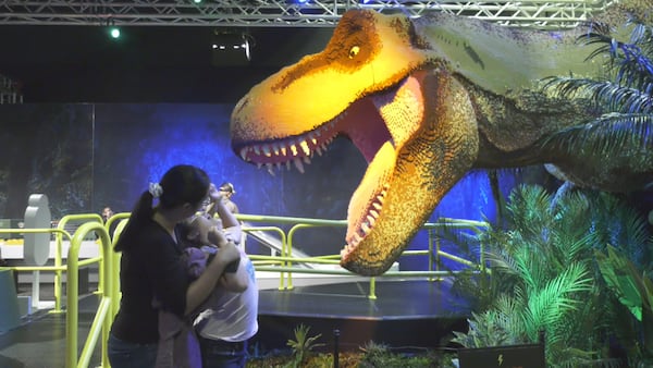 ‘Jurassic World’ exhibition takes over Telus World of Science brick by Lego brick
